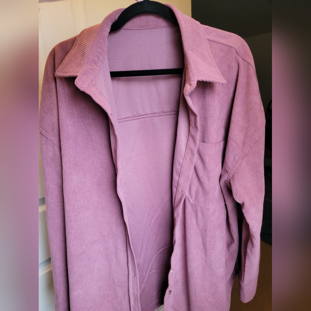 NWOT Oversized Corduroy Button-Down